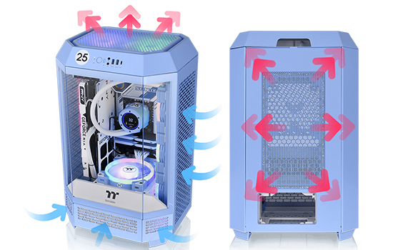Gabinete Gamer Thermaltake H570 TG ARGB